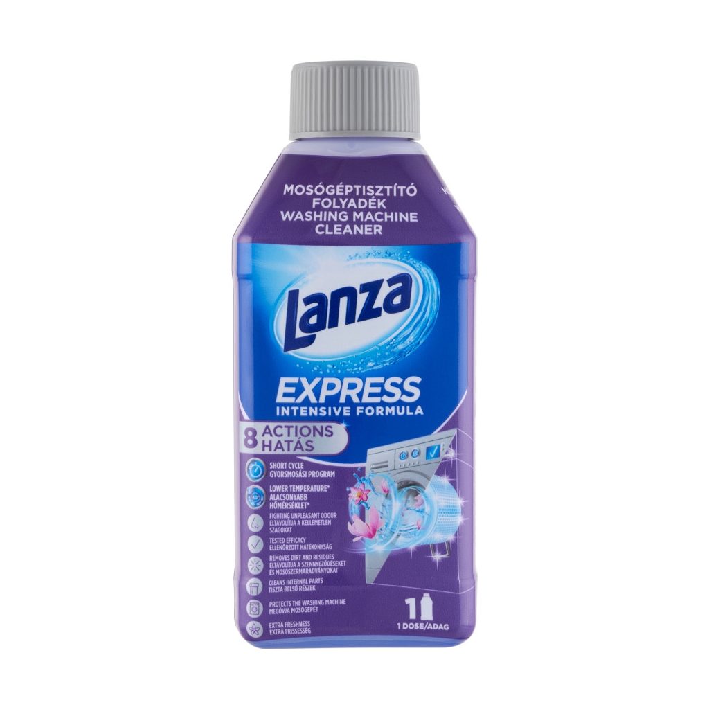 Lanza Mosógép tisztító folyadék, express (250 ml)