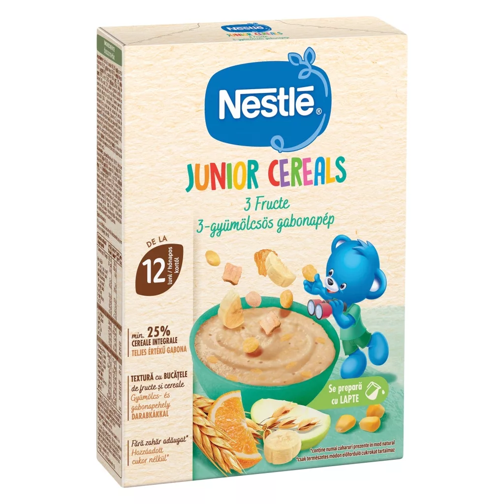 Nestlé Junior Vegyes gyümölcs gabonapép 12 hó+ (200 g)