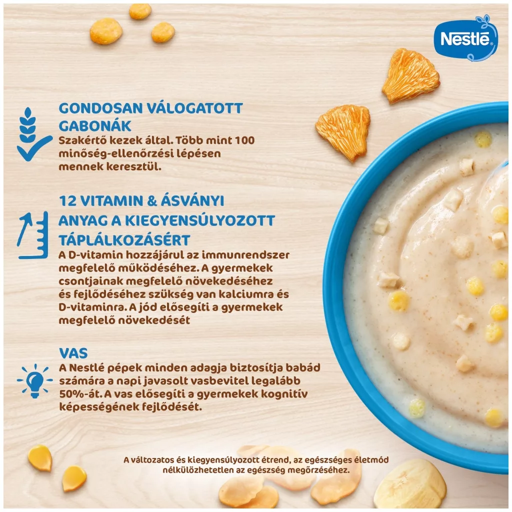 Nestlé Junior Vegyes gyümölcs gabonapép 12 hó+ (200 g)