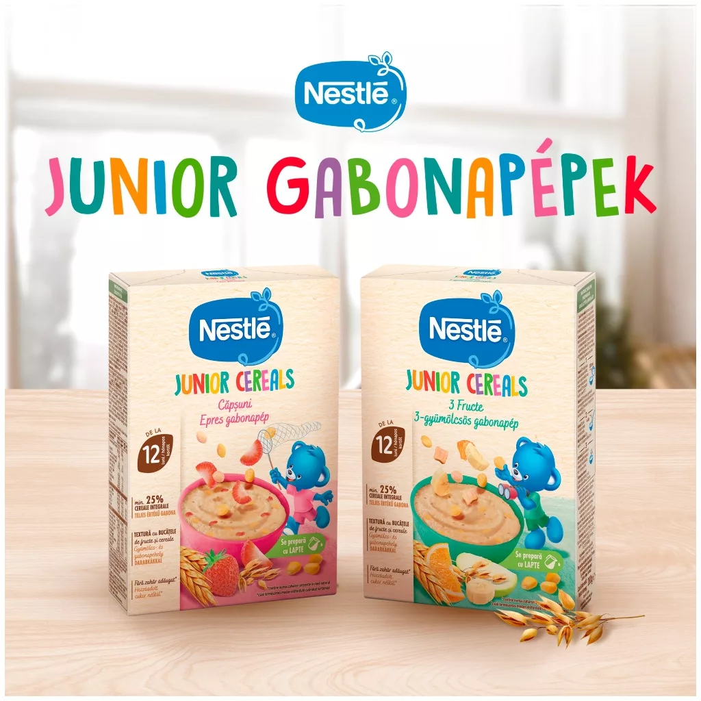 Nestlé Junior Vegyes gyümölcs gabonapép 12 hó+ (200 g)