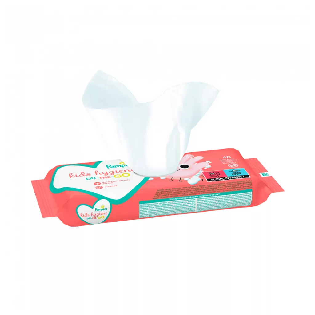 Pampers Kids Hygiene nedves törlőkendő 40 db