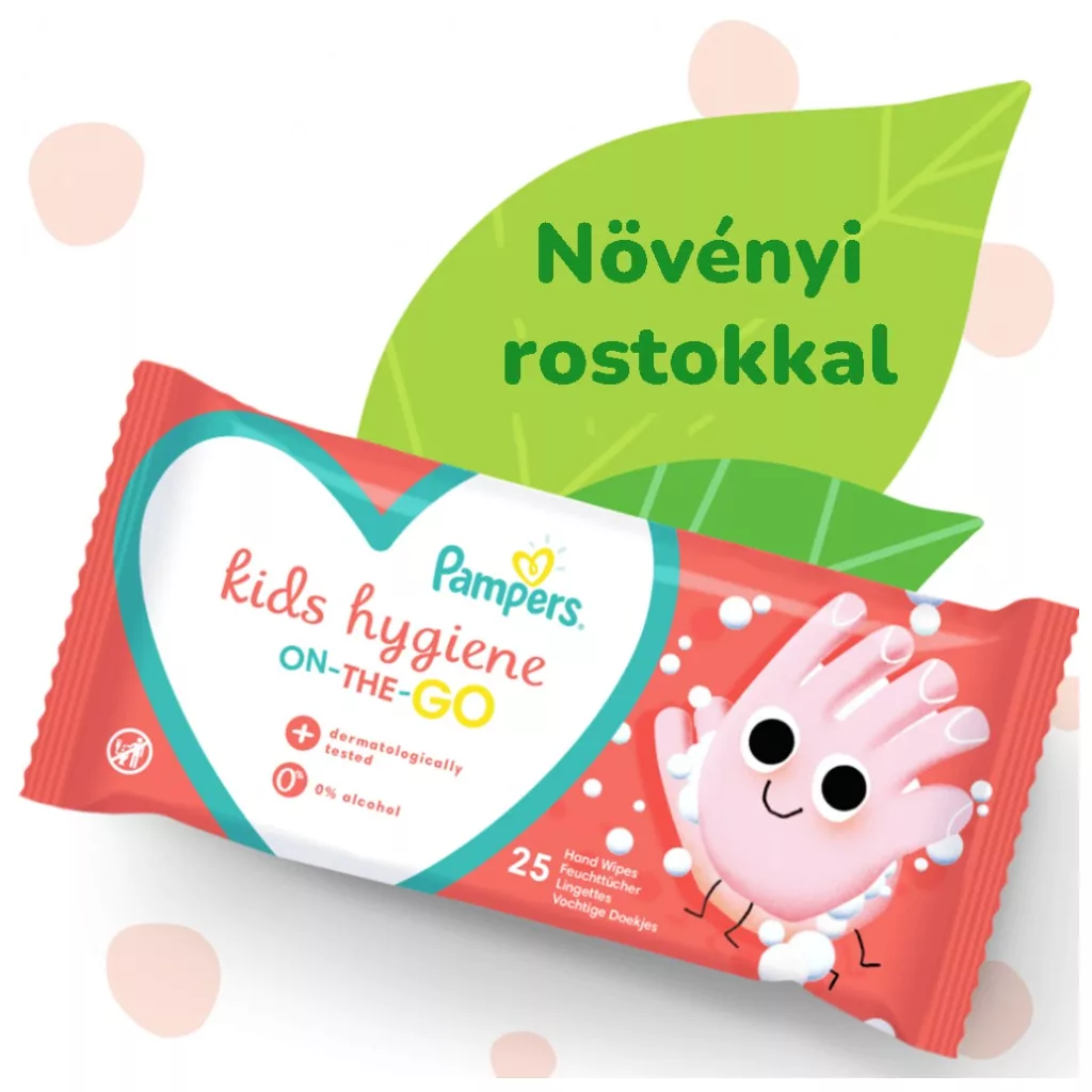 Pampers Kids Hygiene nedves törlőkendő 40 db