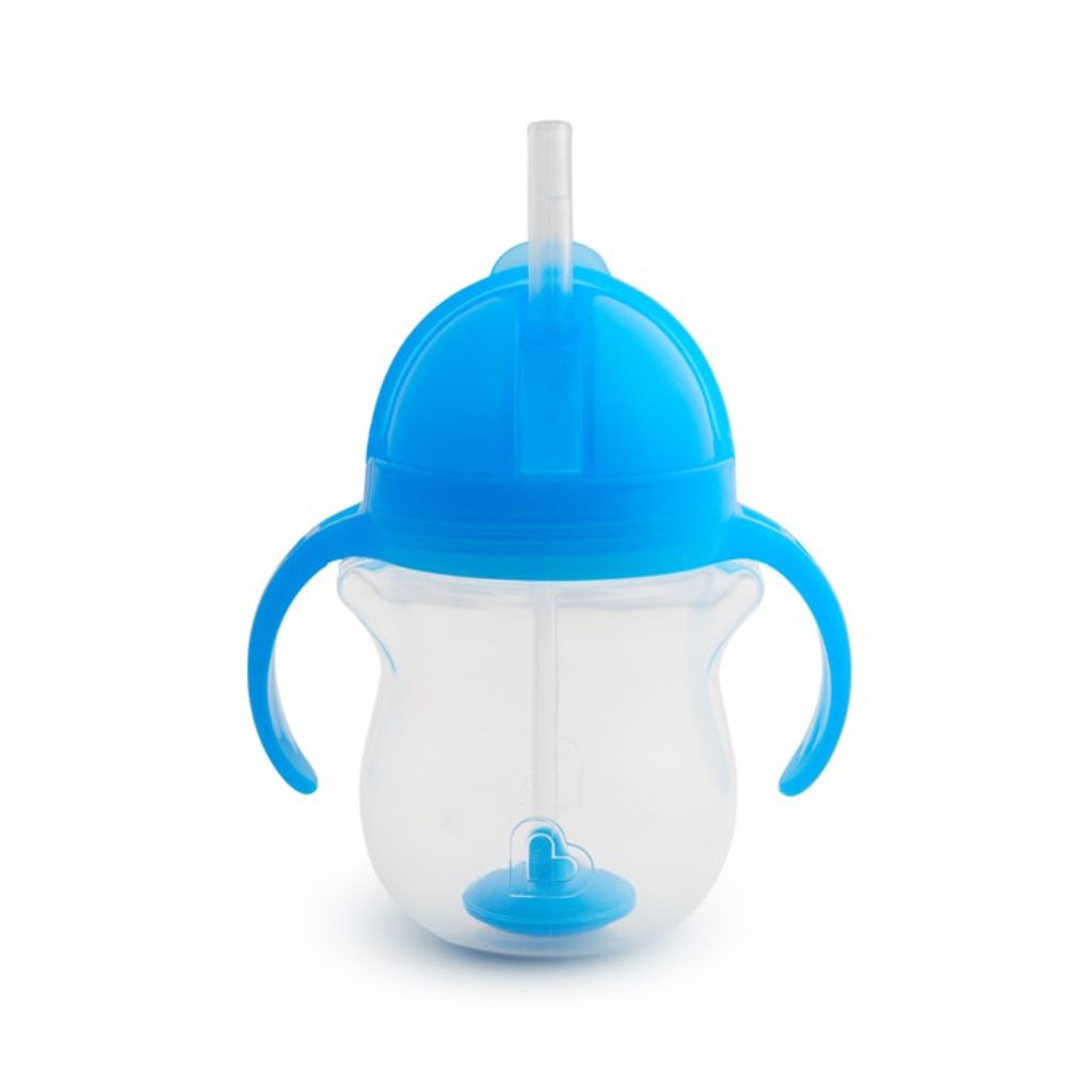 Munchkin Any angle súlyozott szívószálas itatópohár, 207 ml (kék)