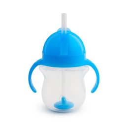   Munchkin Any angle súlyozott szívószálas itatópohár, 207 ml (kék)