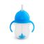 Munchkin Any angle súlyozott szívószálas itatópohár, 207 ml (kék)