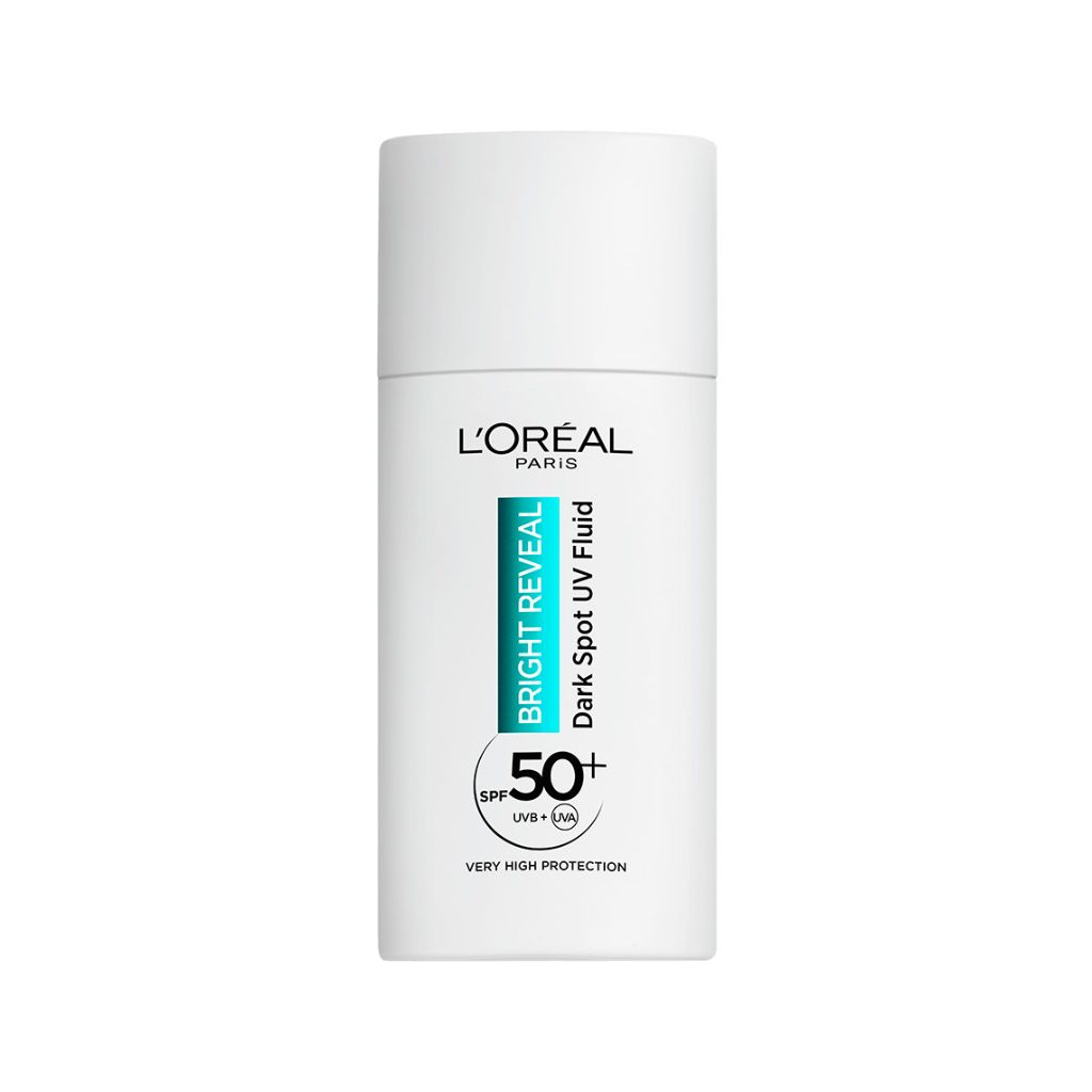 L'Oréal Paris Bright Reveal mindennapos UV-sugárzás és sötét foltok elleni fluid SPF (50 ml)
