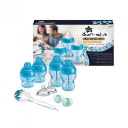   Tommee Tippee Advanced Anti-Colic újszülött cumisüveg kezdőszett 9 db (kék)
