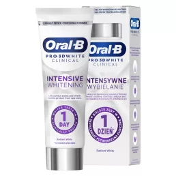 Oral-B Pro 3D White Clinical Radiant White fogkrém (75 ml)