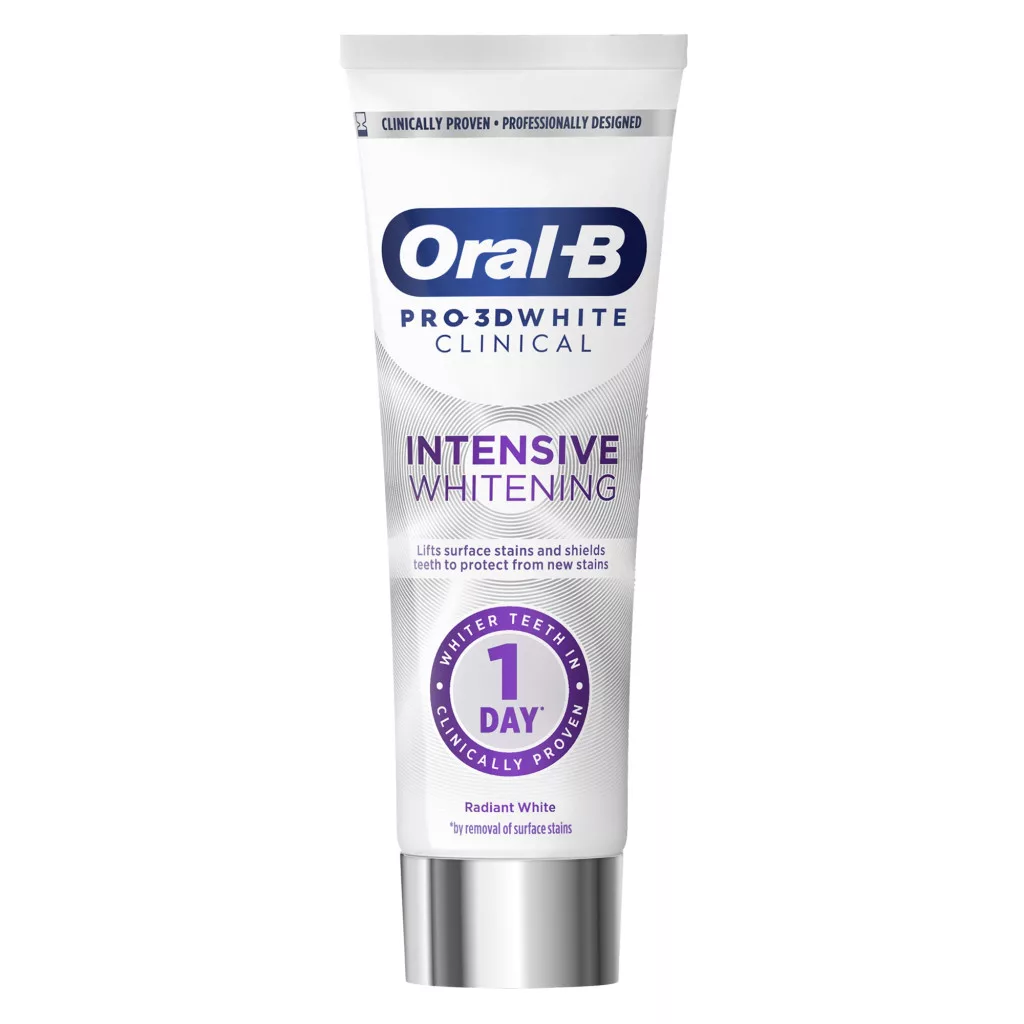 Oral-B Pro 3D White Clinical Radiant White fogkrém (75 ml)