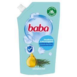   Baba folyékony szappan utántöltő antibakteriális, eukaliptusz (500 ml)