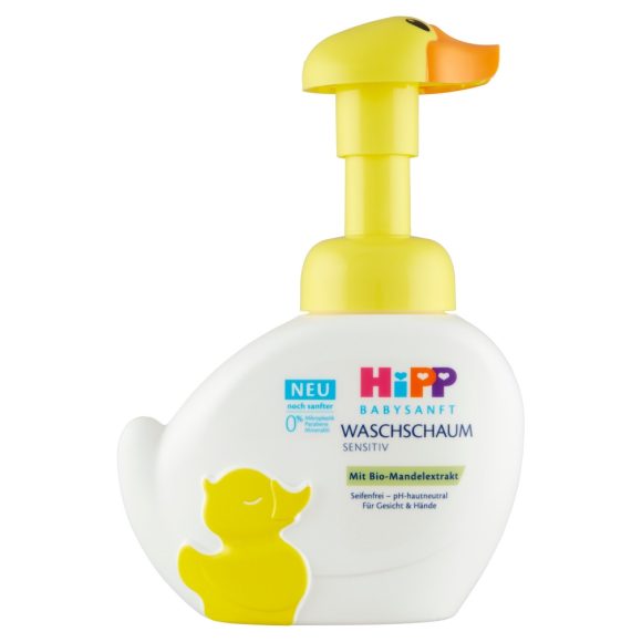 Hipp Babysanft sensitiv kacsás pumpás mosakodóhab (250 ml)
