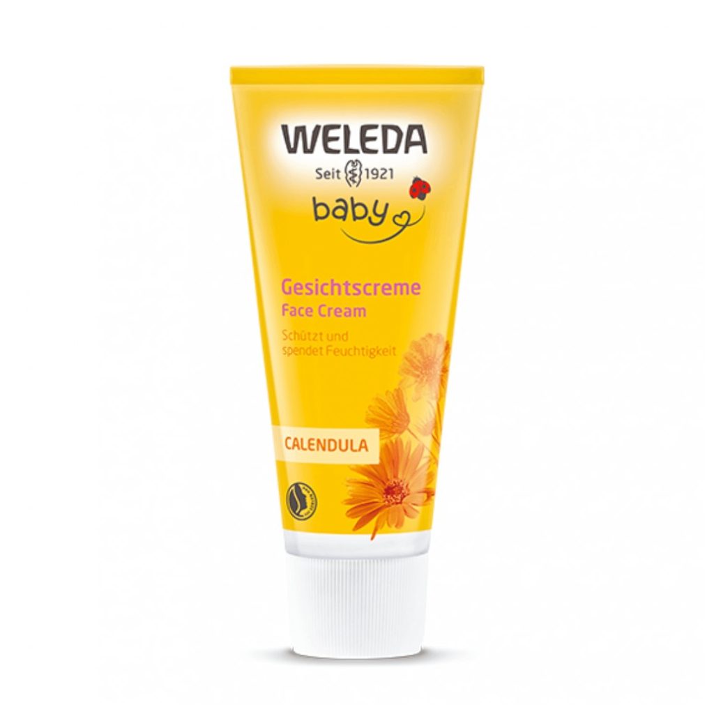 Weleda Bio körömvirágos natúr baba arckrém (50 ml)