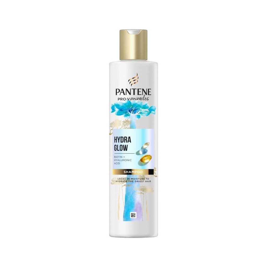 Pantene Hydra Glow intenzív sampon biotinnal száraz, károsodott hajra (250 ml)