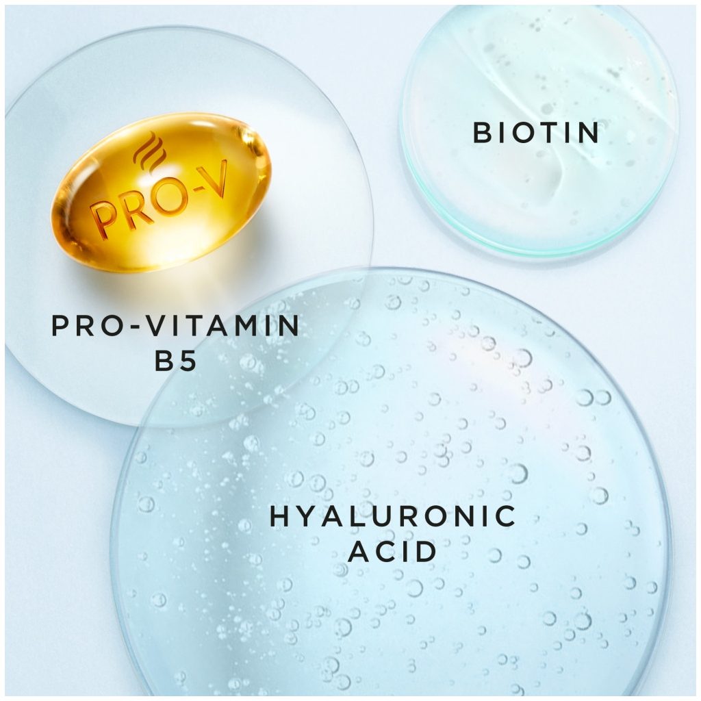 Pantene Hydra Glow intenzív sampon biotinnal száraz, károsodott hajra (250 ml)