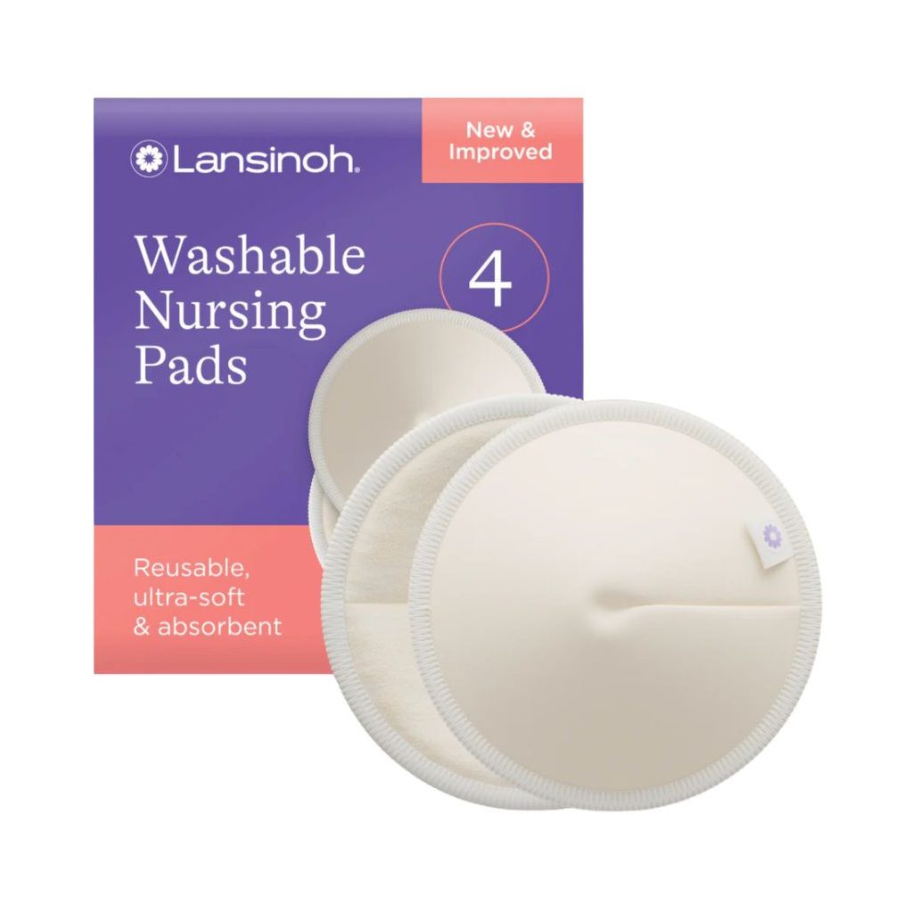 Lansinoh Mosható melltartóbetét 4 db-os, mosózsákkal
