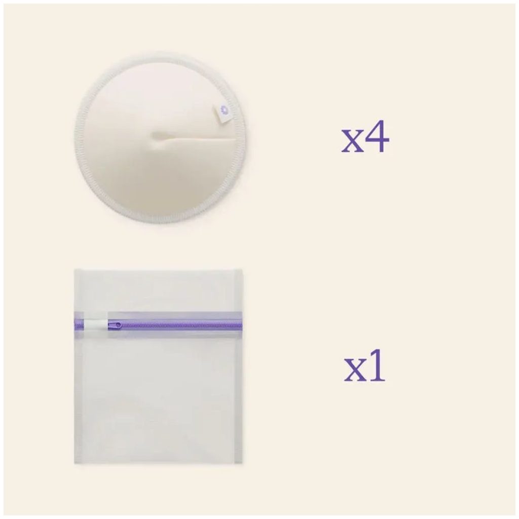 Lansinoh Mosható melltartóbetét 4 db-os, mosózsákkal