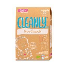   CleanlyECO Baby mosólap lanolinnal (50 db) + AJÁNDÉK ZIAJA ajakradír - édes mirabella szilva (12 ml)