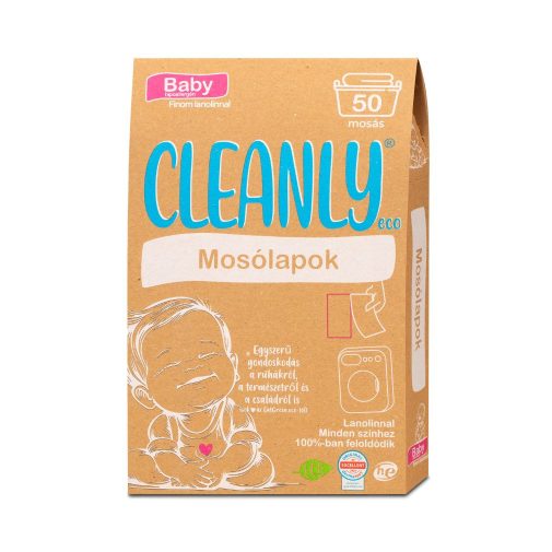 CleanlyECO Baby mosólap lanolinnal (50 db)