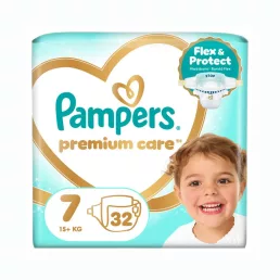 Pampers Premium Care pelenka 7, 15+ kg, 32 db