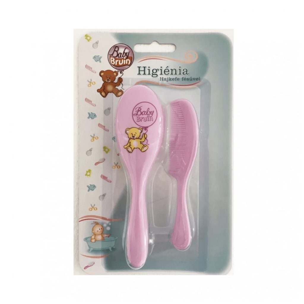 BabyBruin hajkefe fésűvel (lila)