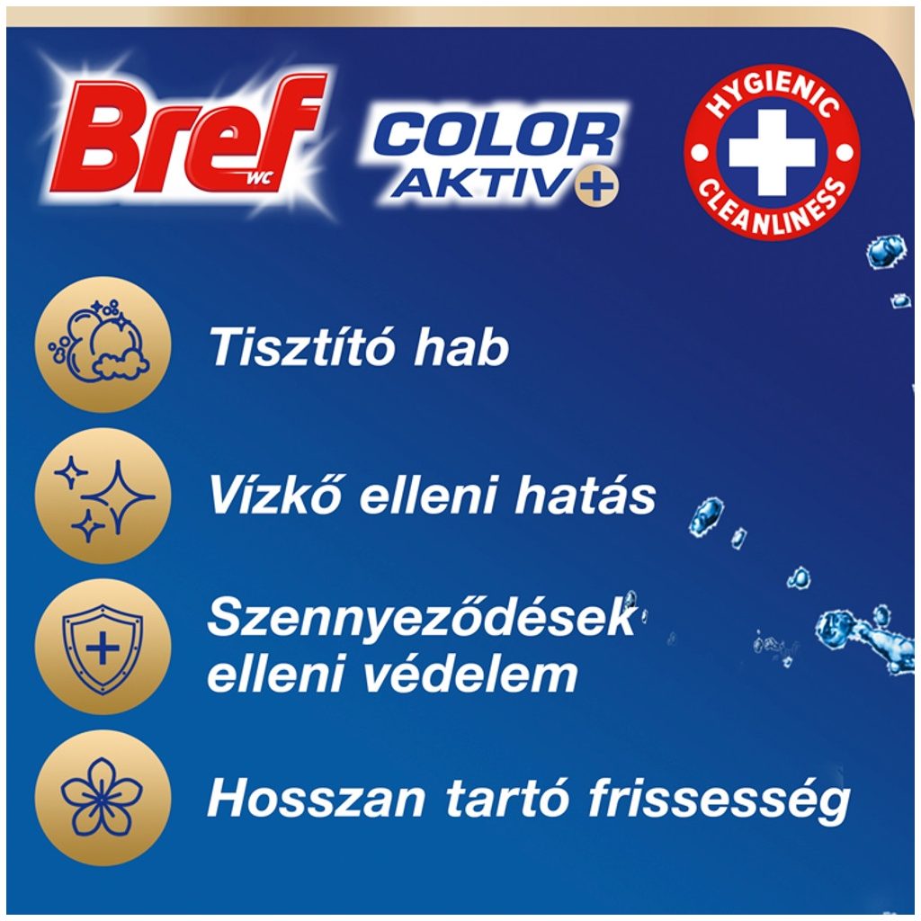 Bref Blue Aktiv Fresh Flowers toalett frissítő (3x50 g)