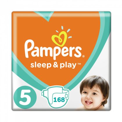 Pampers Sleep & Play pelenka, Junior 5, 11-16 kg, HAVI PELENKACSOMAG 168 db