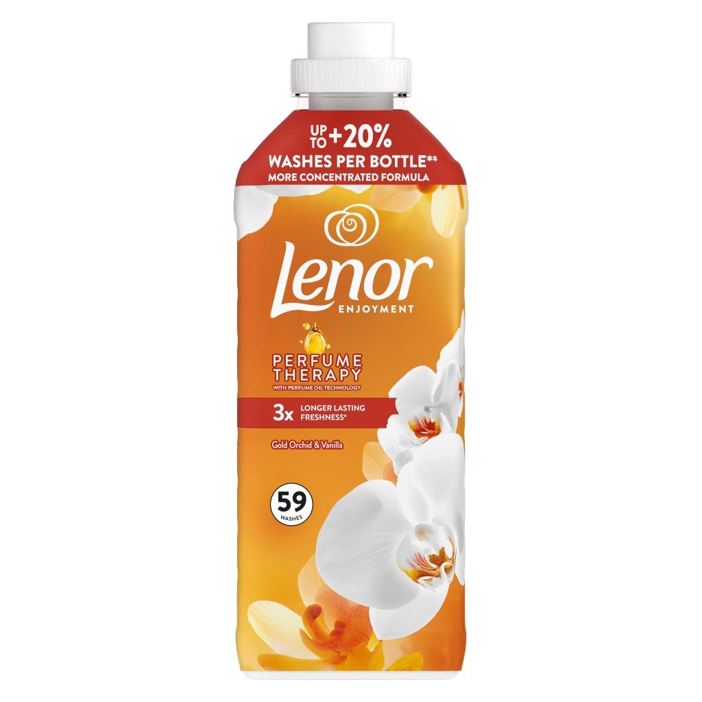 Lenor Gold Orchid & Vanilla öblítő 1,239 liter (59 mosás)