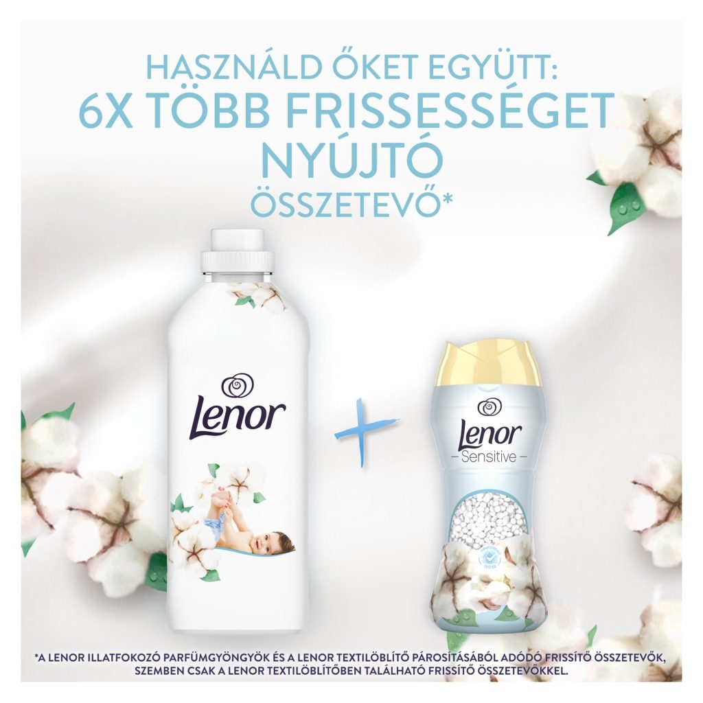 Lenor Cotton Fresh öblítő 1,239 liter (59 mosás)