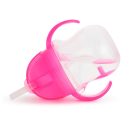 Munchkin Any angle súlyozott szívószálas itatópohár, 207 ml (rózsaszín)