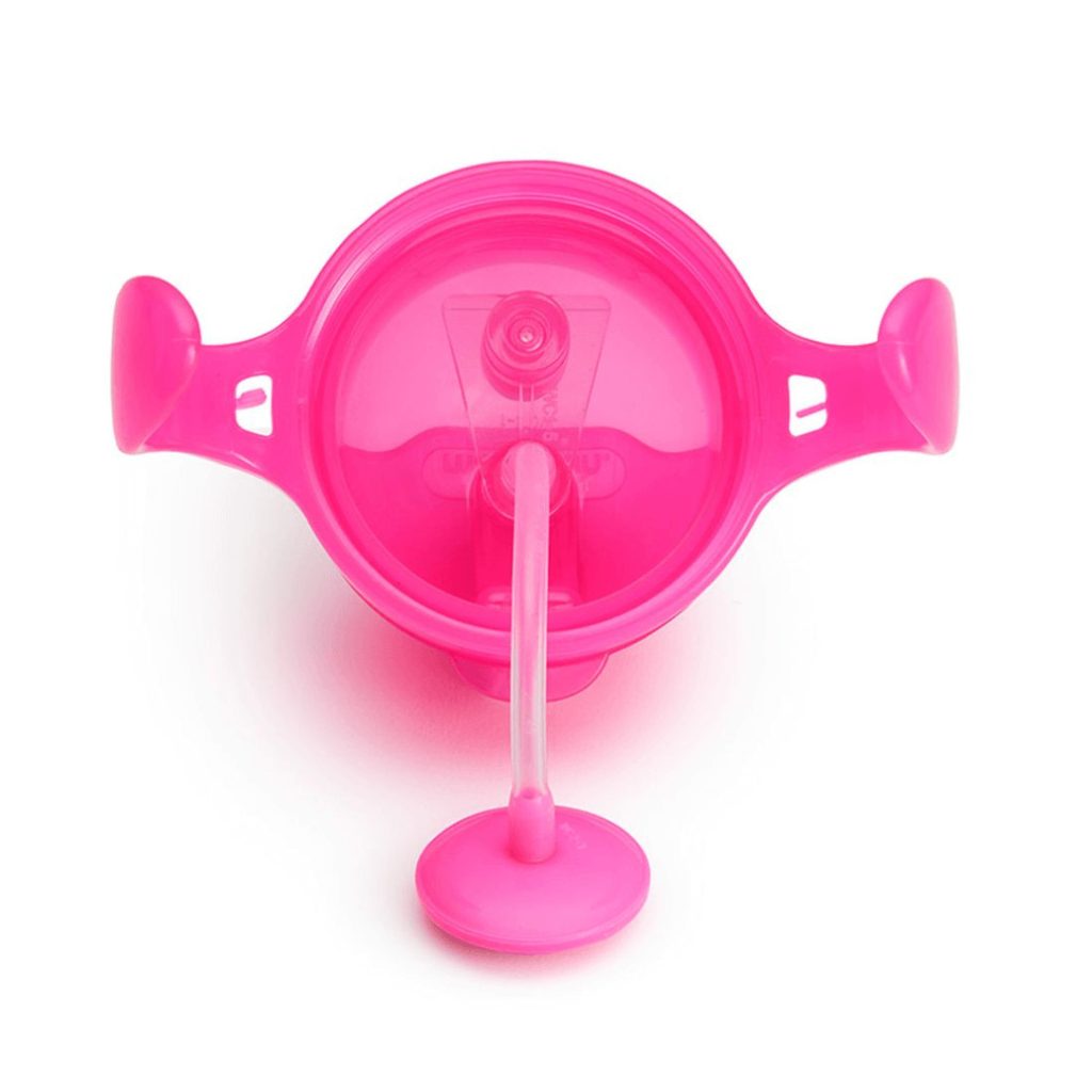 Munchkin Any angle súlyozott szívószálas itatópohár, 207 ml (rózsaszín)