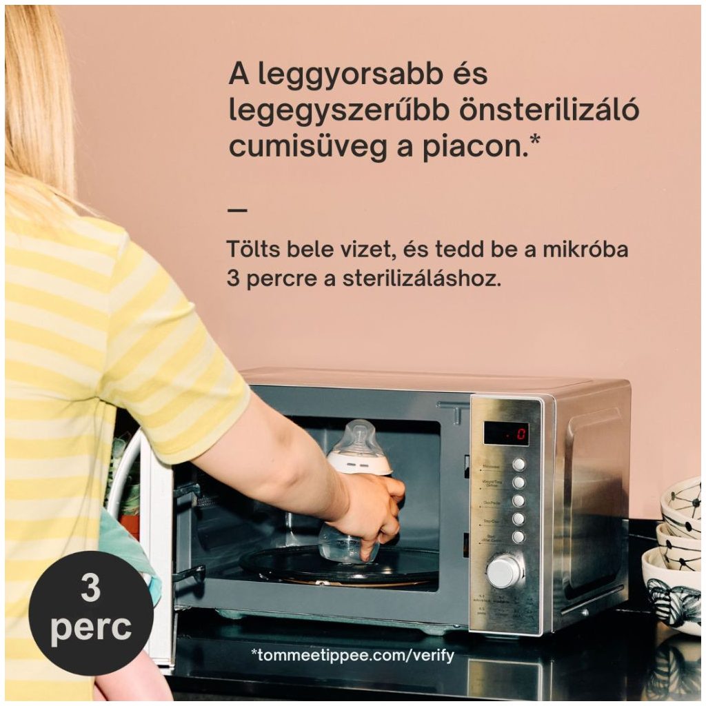 Tommee Tippee CTN cumisüveg 260 ml (lányos)