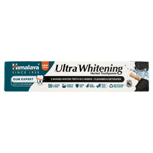 Himalaya Ultra Whitening faszenes fogfehérítő gyógynövényes fogkrém (75 ml)