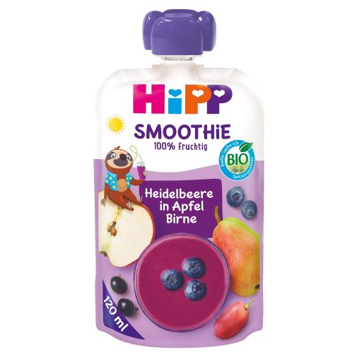 Hipp Smoothie Áfonya almában és körtében 12 hó+ (120 ml)
