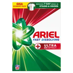 Ariel Ultra Oxi Effect Mosópor 4,4 kg (80 mosáshoz)