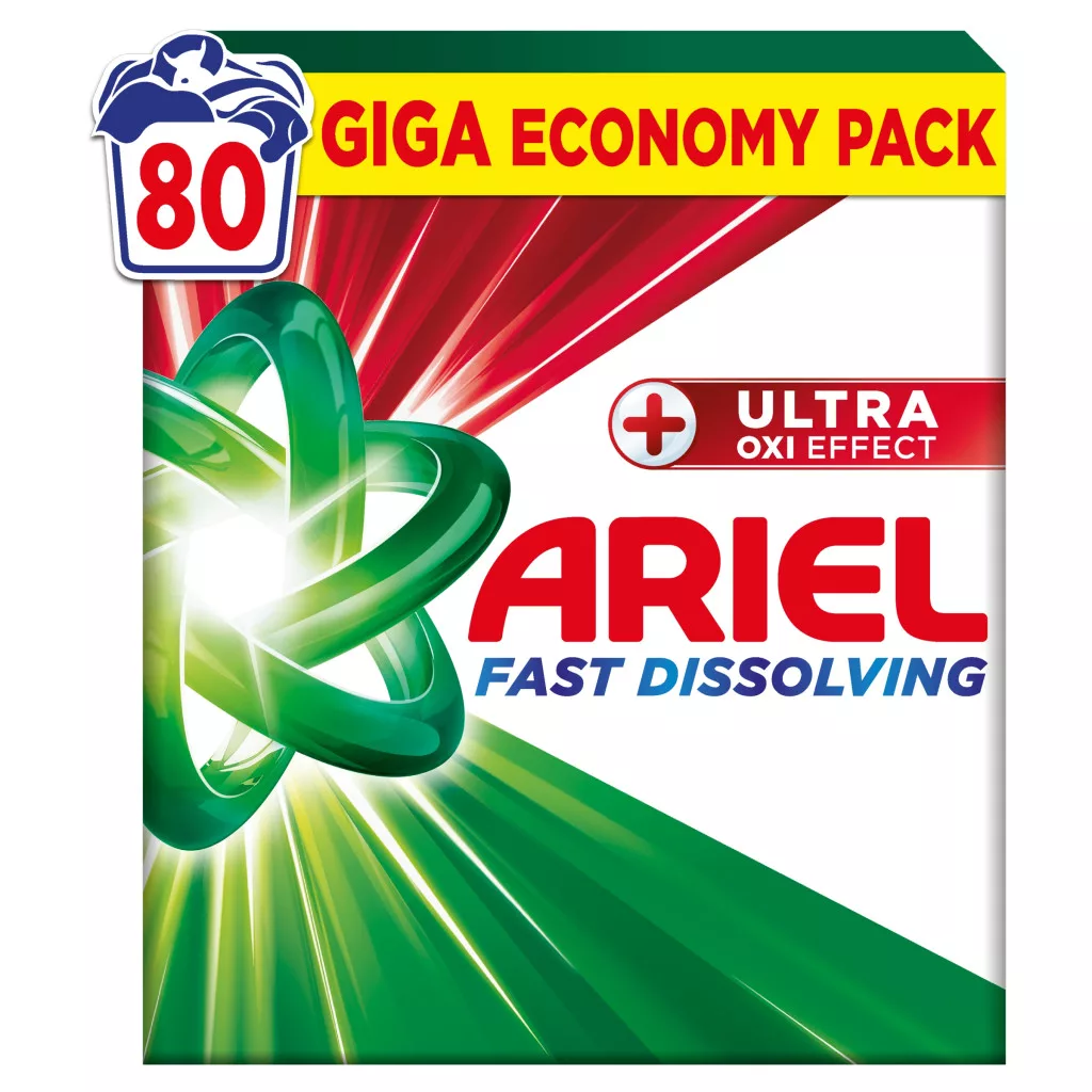 Ariel Ultra Oxi Effect Mosópor 4,4 kg (80 mosáshoz)