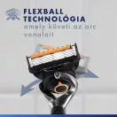Gillette ProGlide Férfi Borotva, 1 db Gillette 5 Pengés, Borotvabetétek, FlexBall Markolat