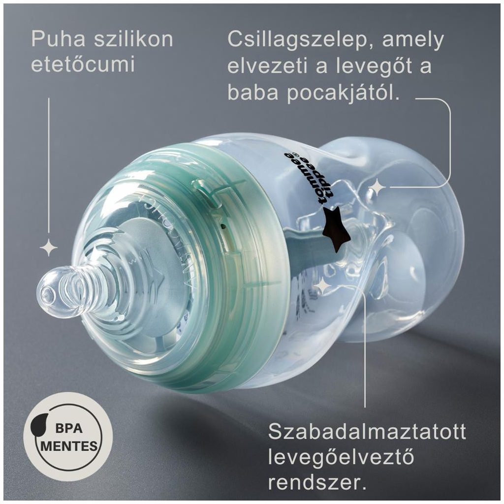 Tommee Tippee Advanced Anti-Colic cumisüveg duo 2x260 ml (türkiz)
