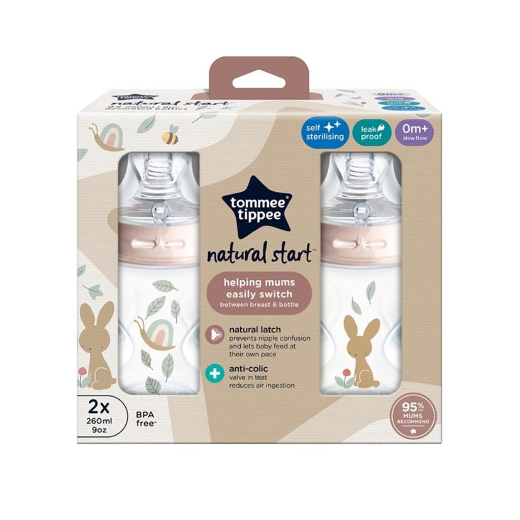 Tommee Tippee CTN cumisüveg 2x260 ml duo (lányos)
