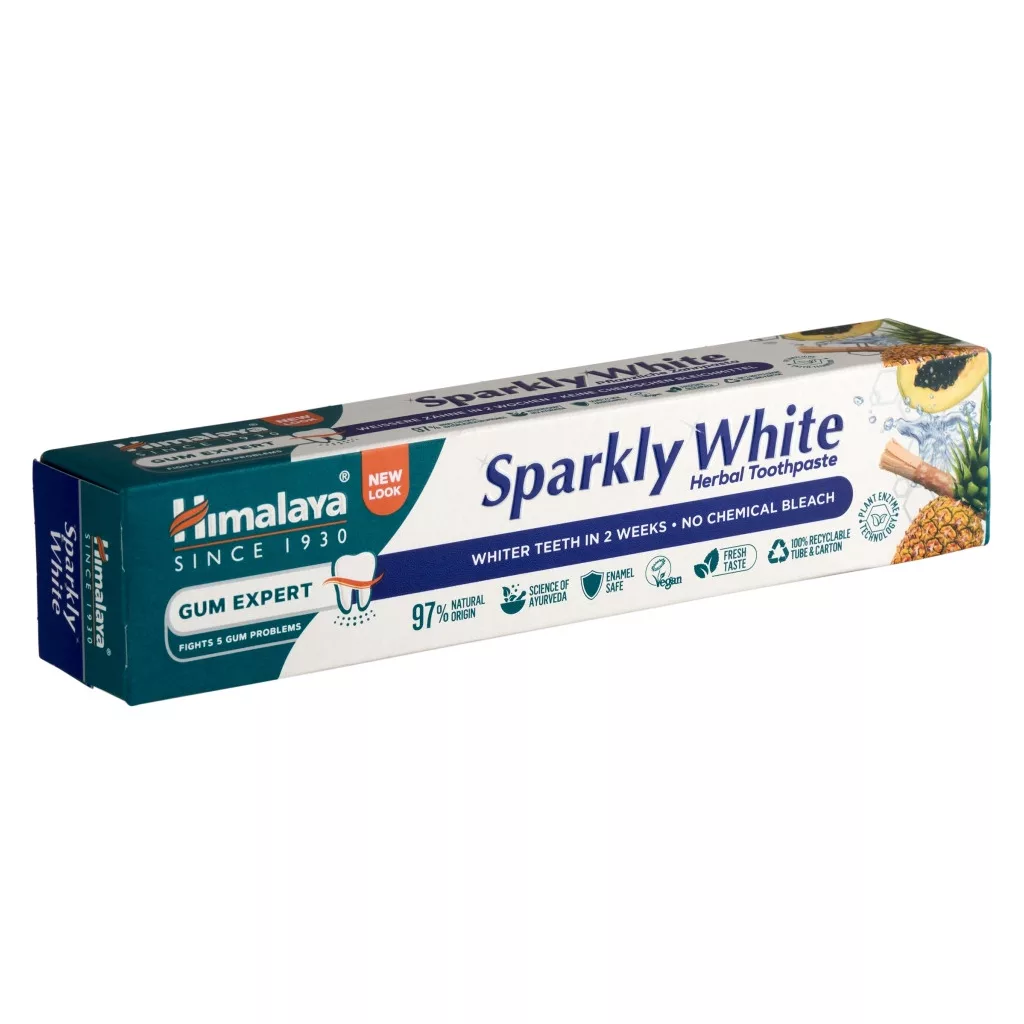 Himalaya Sparkly White fogfehérítő gyógynövényes fogkrém (75 ml)