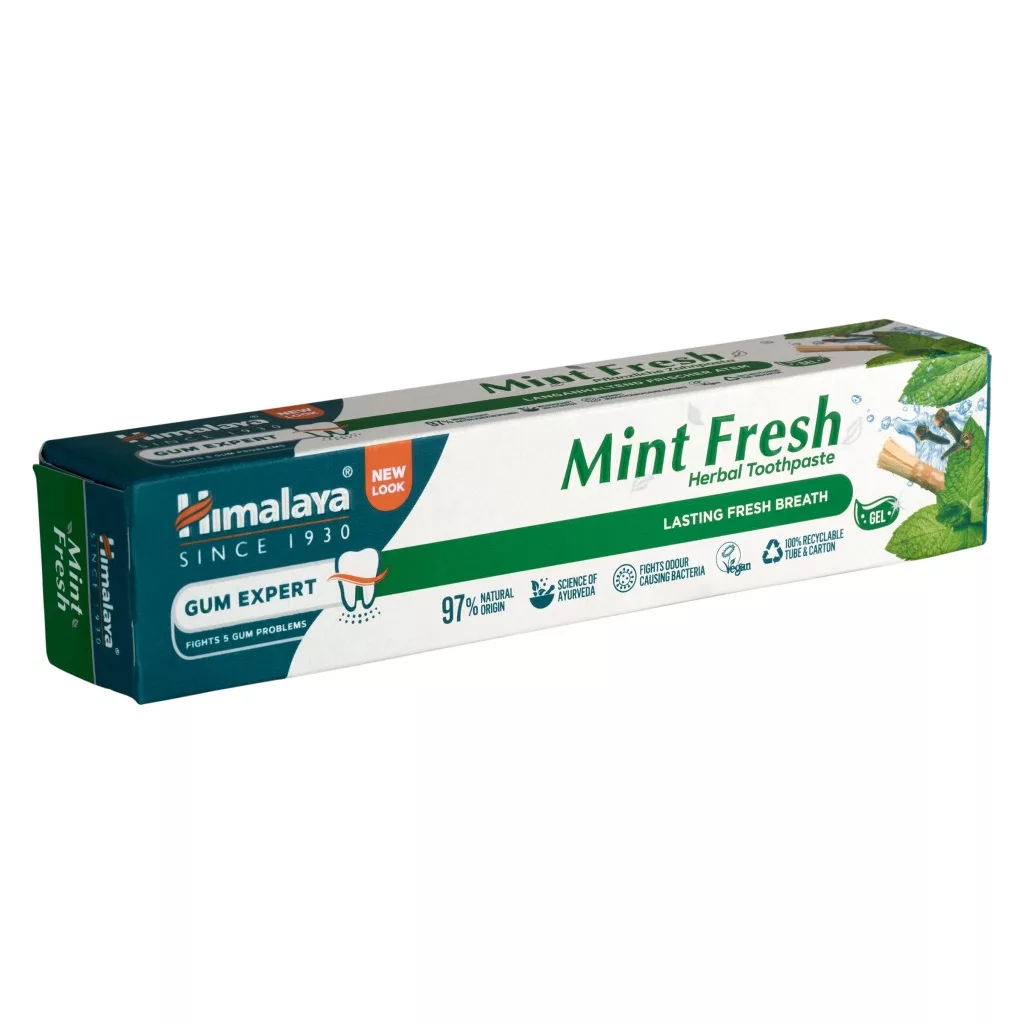 Himalaya Mint Fresh frissítő, mentás gyógynövényes fogkrémgél (75 ml)