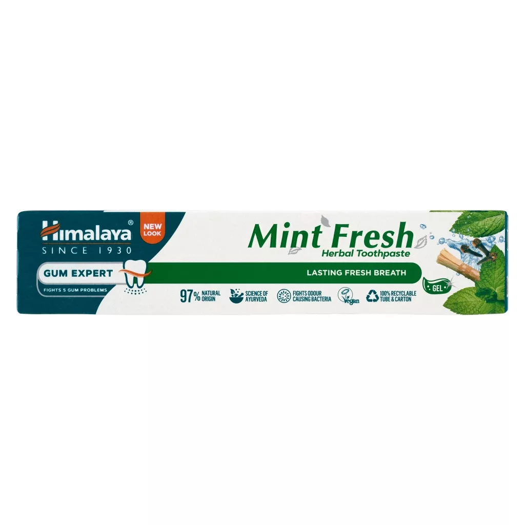 Himalaya Mint Fresh frissítő, mentás gyógynövényes fogkrémgél (75 ml)