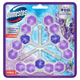 Domestos Power5 WC frissítő blokk, Lavender (3x50 g)