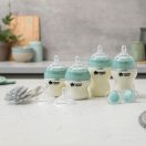 Tommee Tippee Advanced Anti-Colic újszülött cumisüveg kezdő szett 9 db (türkiz)
