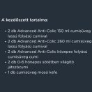 Tommee Tippee Advanced Anti-Colic újszülött cumisüveg kezdő szett 9 db (türkiz)