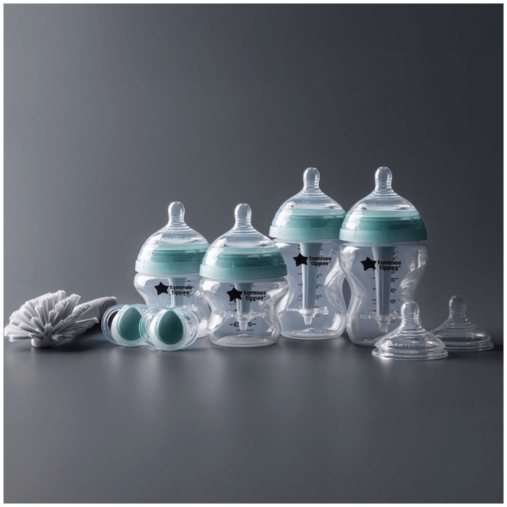 Tommee Tippee Advanced Anti-Colic újszülött cumisüveg kezdő szett 9 db (türkiz)
