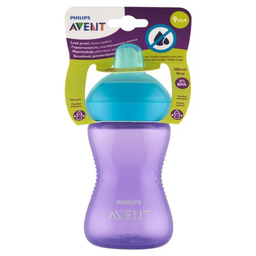 Philips Avent SCF802/02 Puha harapásálló csőrös pohár 300 ml (lila)
