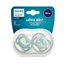 Philips AVENT SCF349/24 Ultra air játszócumi mintás 18hó+, 2 db (bálna)