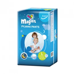 Magics Pyjama éjszakai pelenka L, 25-57 kg, 12 db