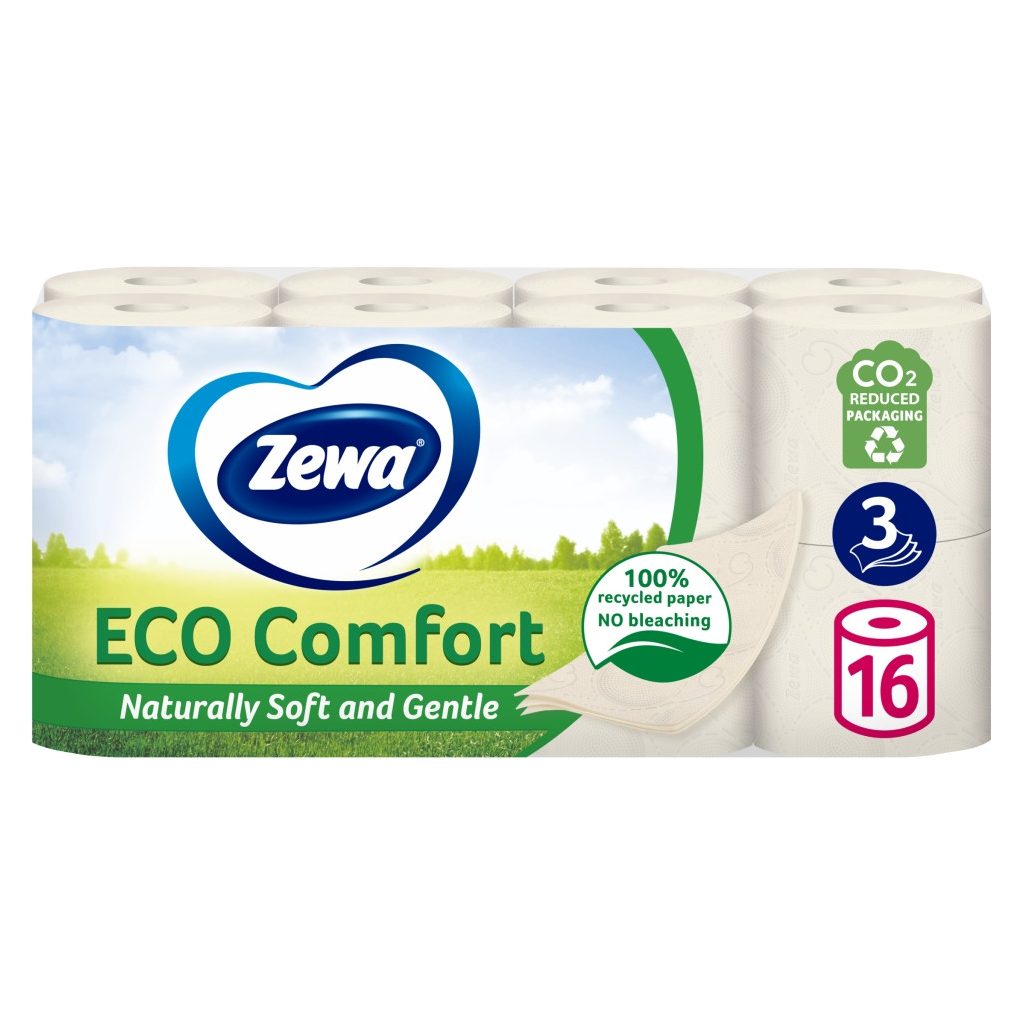 Zewa Eco Comfort 3 rétegű toalettpapír (16 tekercs)