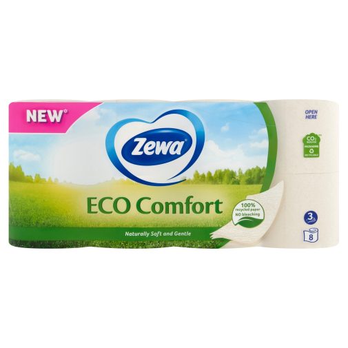 Zewa Eco Comfort 3 rétegű toalettpapír (8 tekercs)